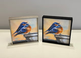 Blue Bird Trio Framed Giclee