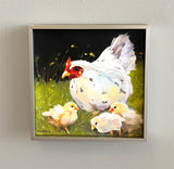 Chick Day Care Framed Giclee