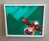 In Your Face Rustic Framed Marker Board
