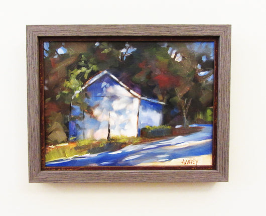 Shed Framed Oil Painting