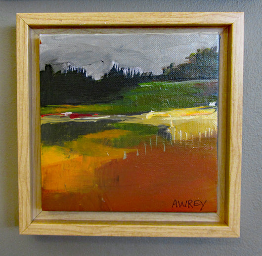 Terra Cotta Farm Framed Oil Painting