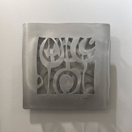 Mod Onions Double Layer Open Back Wall Sculpture