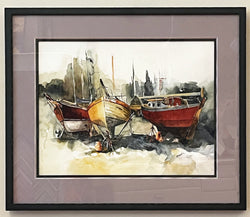 Dry Docked at Gibsons II Framed Giclee