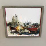 Dry Docked At Gibson's Rustic Framed Marker Board