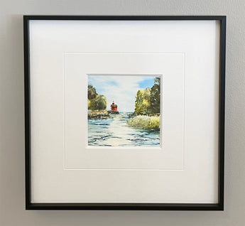 Holland Channel Light framed giclee