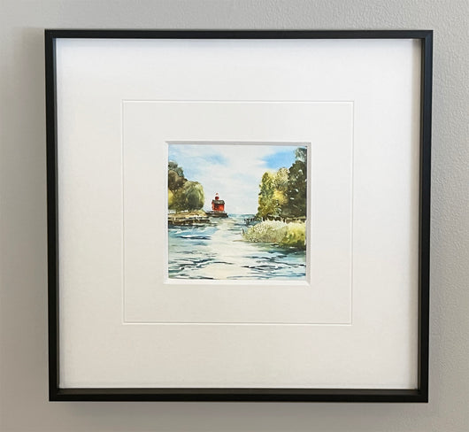 Holland Channel Light framed giclee