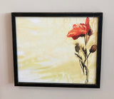 Solo Poppy Rustic Framed Marker Board