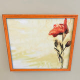 Solo Poppy Rustic Framed Marker Board