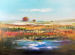 Field Oasis Oil Painting