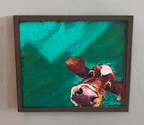In Your Face Rustic Framed Marker Board