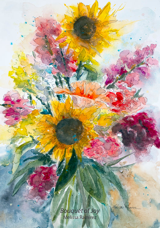 Bouquet of Joy giclee
