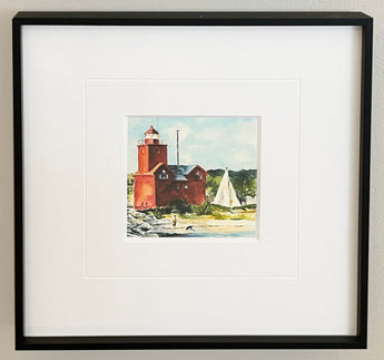 Ottawa Beach Day framed giclee