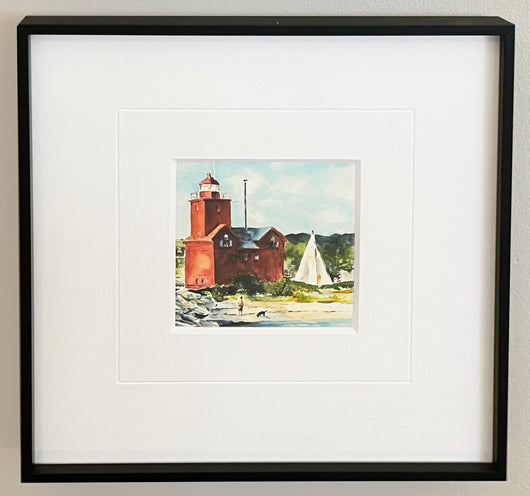 Ottawa Beach Day framed giclee