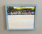 Fourth Of July Morning Rustic Framed Marker Board