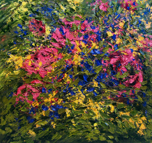 Pink and Bold Oil Painting
