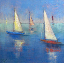 Race Reflections Oil Painting