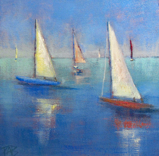 Race Reflections Oil Painting