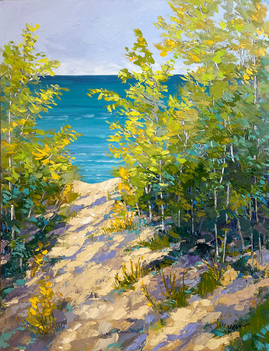 Along the Way Acrylic Painting