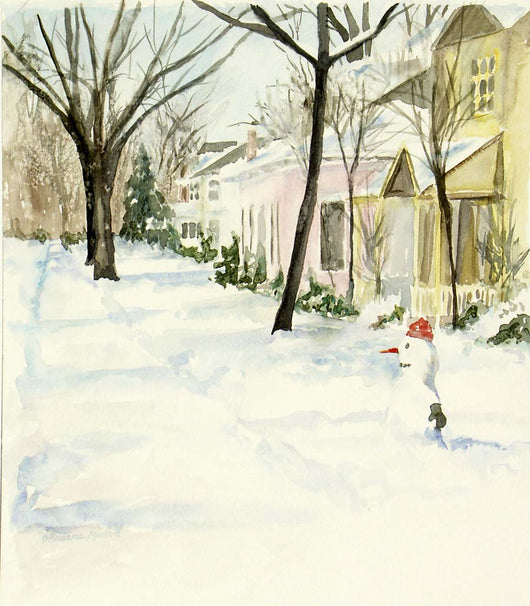 Snowman On 12th Street Notecard Set of 5