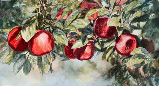 Time To Pick Watercolor Painting