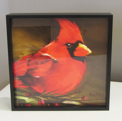 'Big Red' Cardinal Framed Giclee
