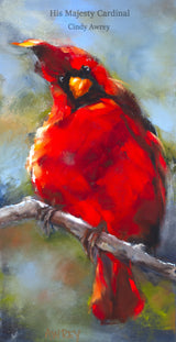 His Majesty Cardinal Framed Giclee
