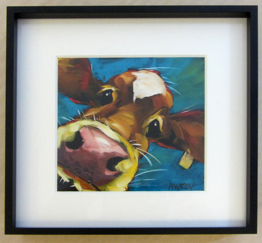 In Your Face Mini Giclee Framed