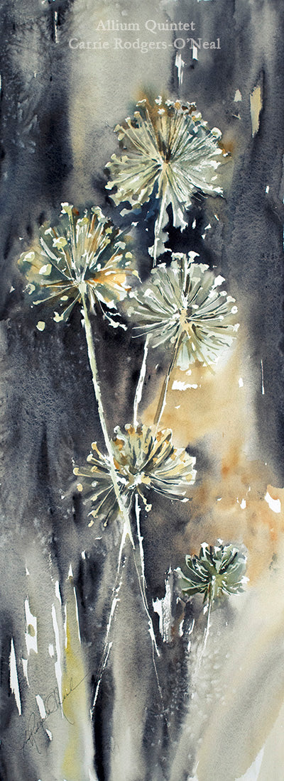 Allium Quintet Giclee