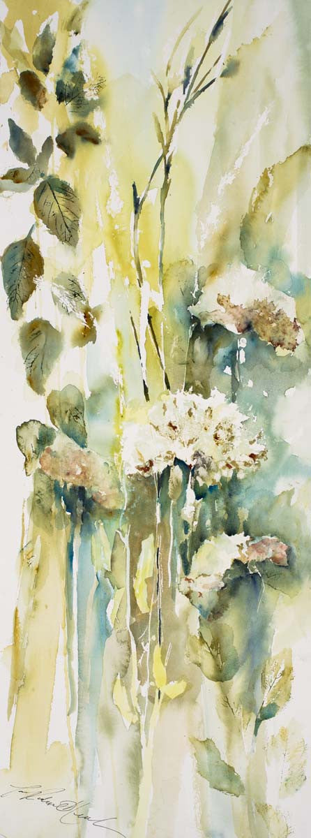 Hydrangeas And Leaves II Giclee