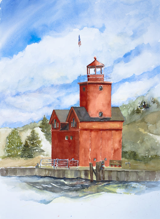 Pure Michigan Big Red Giclee
