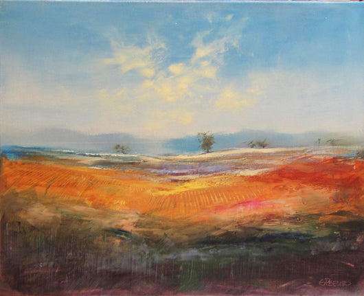 Autumn Fields II Oil Painting