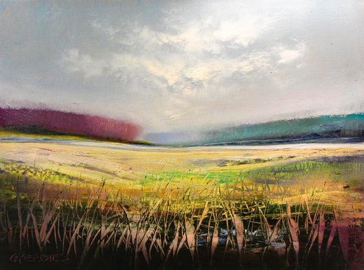 Golden Fields Oil Painting