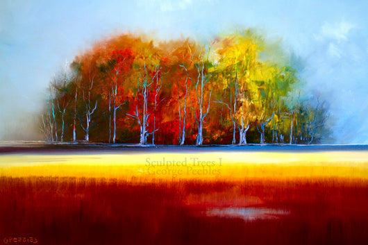 Sculpted Trees I Giclee