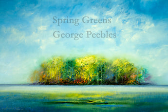 Spring Greens Oil Painting