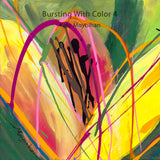 Bursting with Color 4 Framed Giclee