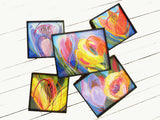 Bursting with Color 4 Framed Giclee