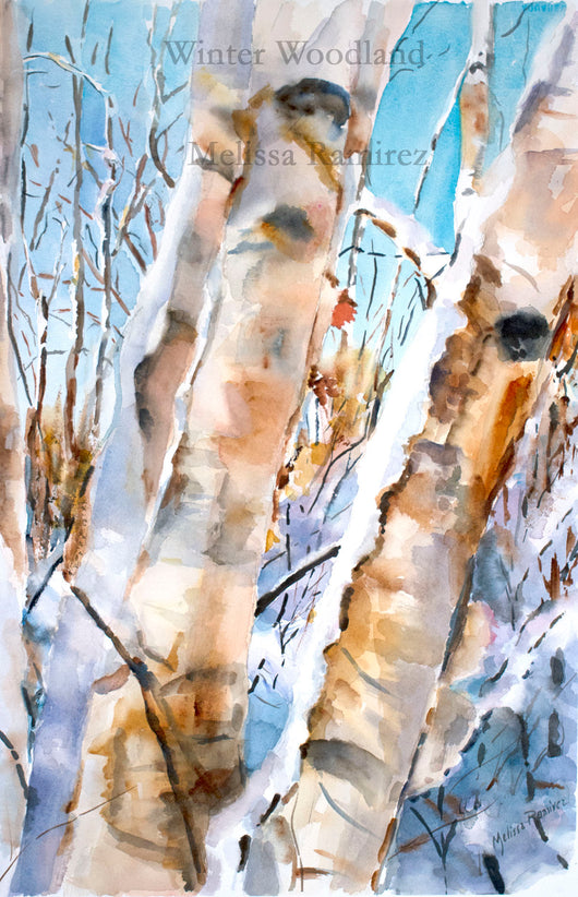 Winter Woodland Giclee