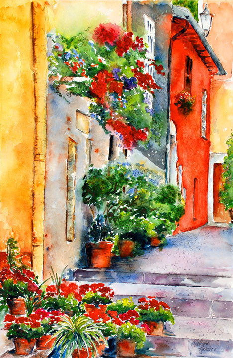 Mediterranean Villas Giclee