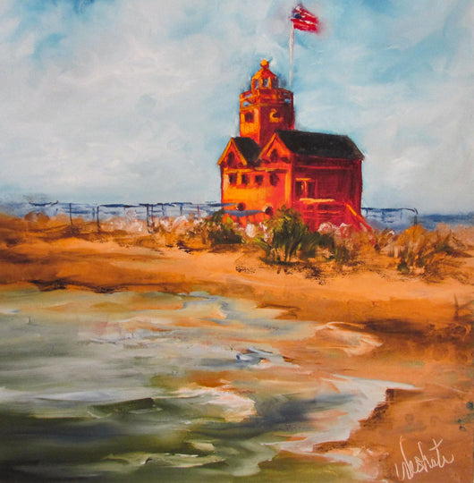 Sunlit Big Red Giclee