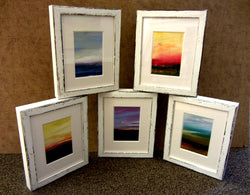 Framed Mini Abstract Landscape Acrylic Painting