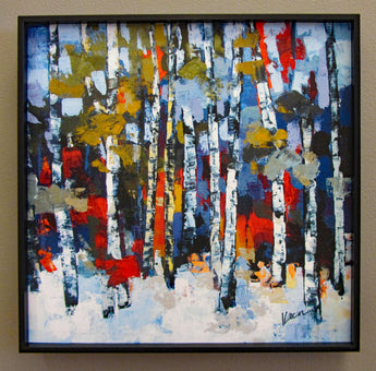 Solstice Framed Giclee on Canvas