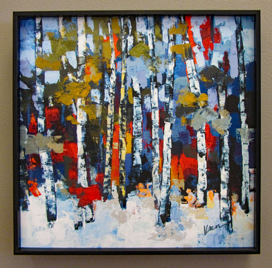 Solstice Framed Giclee on Canvas