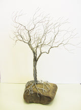 Deeply Rooted Tree Metal Sculpture