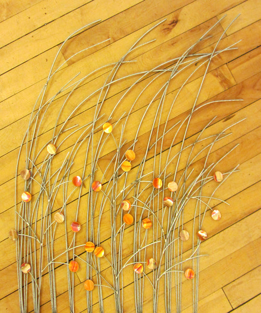 Tall Grass With Copper Disks