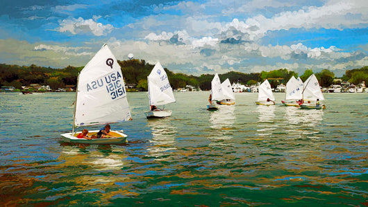 Summer Sailing Lessons Giclee