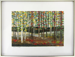 Autumn Collage Horizontal Framed