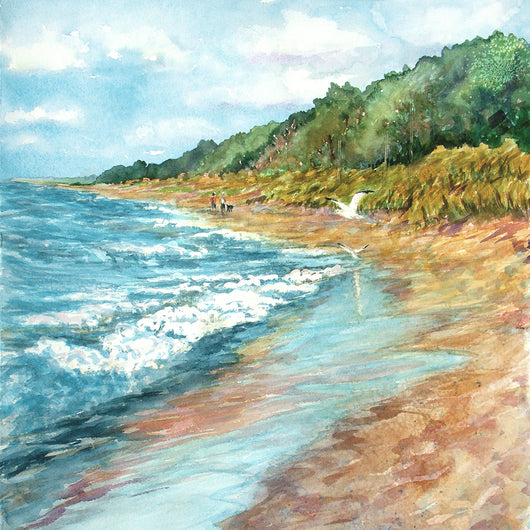 Lakeshore Walk Giclee