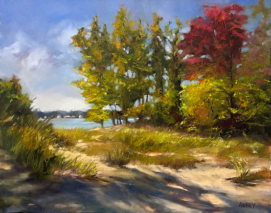 Across From the Reservoir Oil Painting