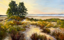 After Dinner Glow Oil Painting