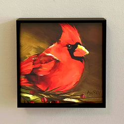 'Big Red' Cardinal Framed Giclee